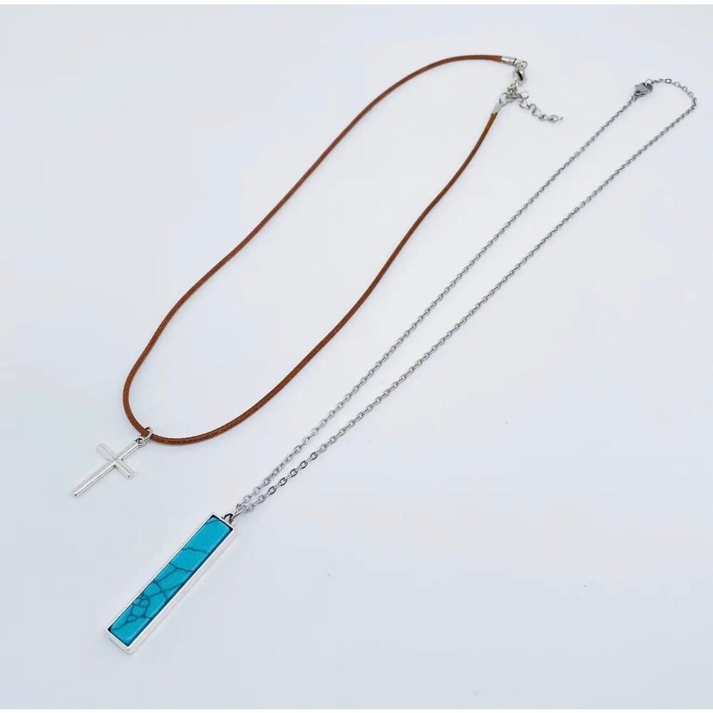 Prairie Faith Stone Pendant Necklace - Picture 2 of 4